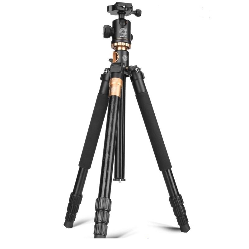 Chân Máy Ảnh Tripod Beike Q999H Bản Trục Đứng Vuông Góc