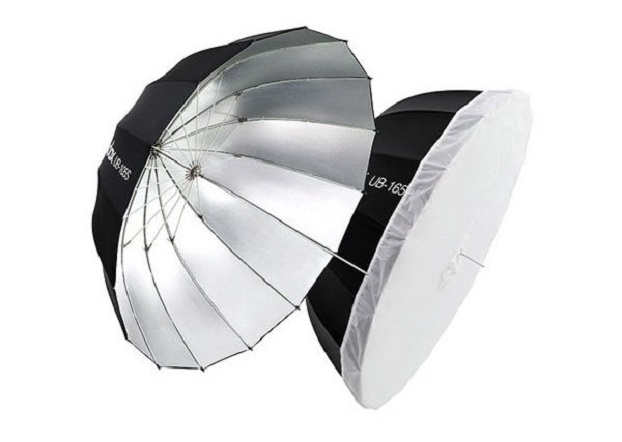 Dù Godox Silver Parabolic Umbrella UB-105S có vải tản